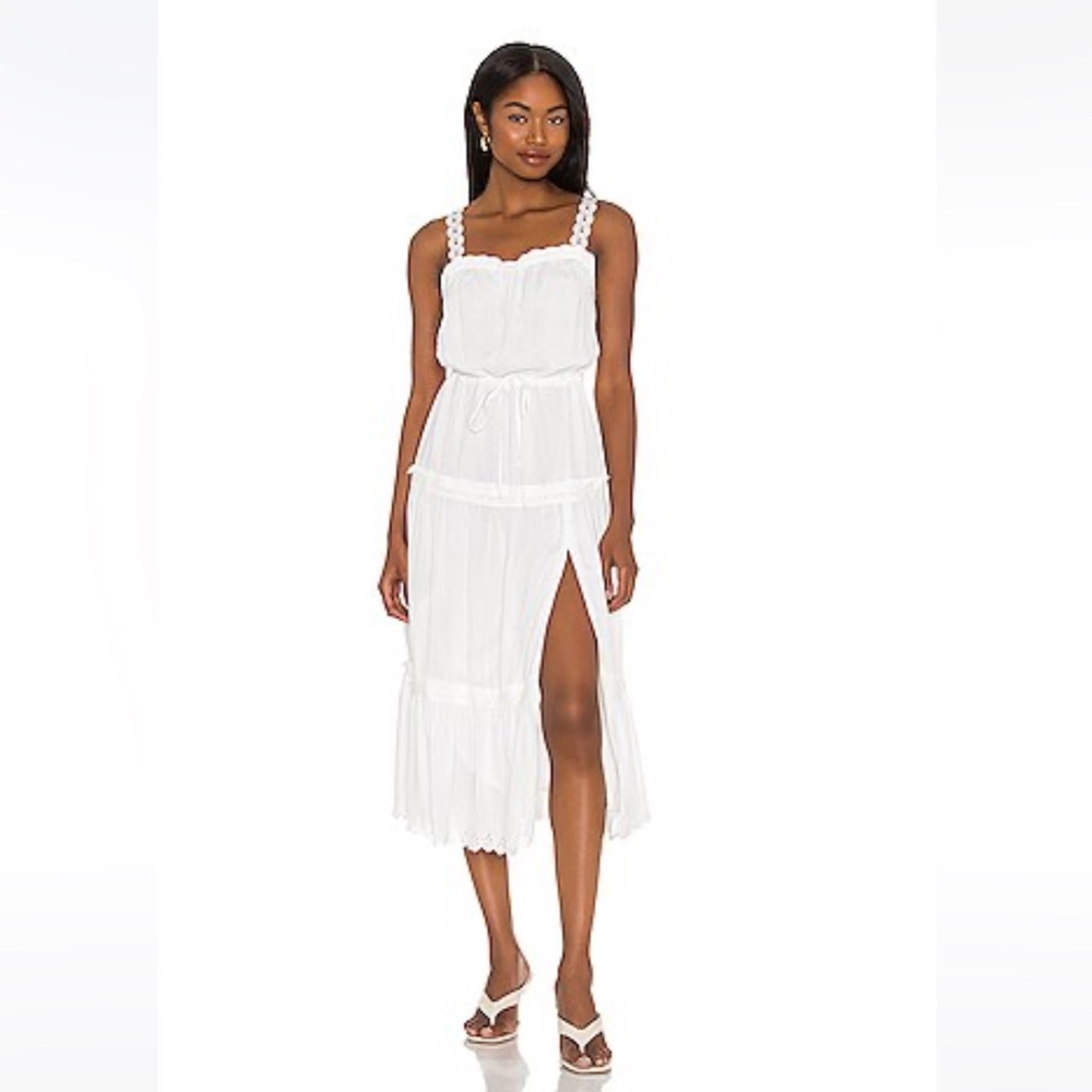 PAIGE Amity Dress in White - Medium